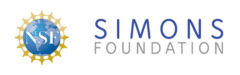 National Science Foundation logo and Simons Foundation logo