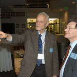 Elwyn Berlekamp with Sir Roger Penrose